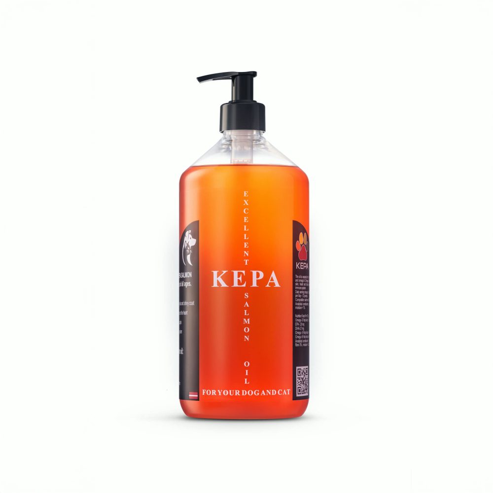 EXCELLENT KEPA SALMON OIL - LAŠA EĻĻA suņiem un kaķiem, 300ml