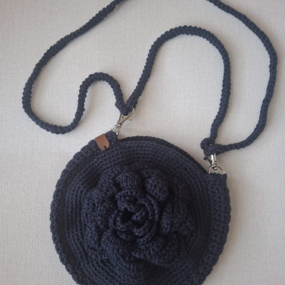 Kokvilnas somiņa "Zilais skaistums"