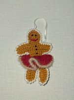 Tamborēts dekors eglītei "Ziemassvētku gardumiņš" - Attēls 3