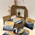 Krūzes paliktņu komplekts "Okeāna vilnis" (4 gab.)