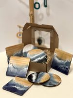 Krūzes paliktņu komplekts "Okeāna vilnis" (4 gab.)