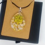 Kaklarota "Dabas pieskāriens, ar dabīgiem akmeņiem"