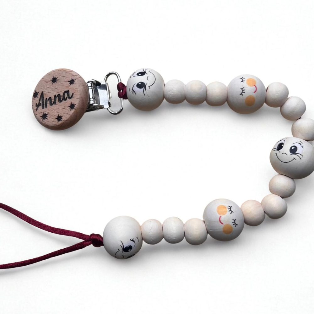 Personalizēts knupīša turētājs ar vārdu