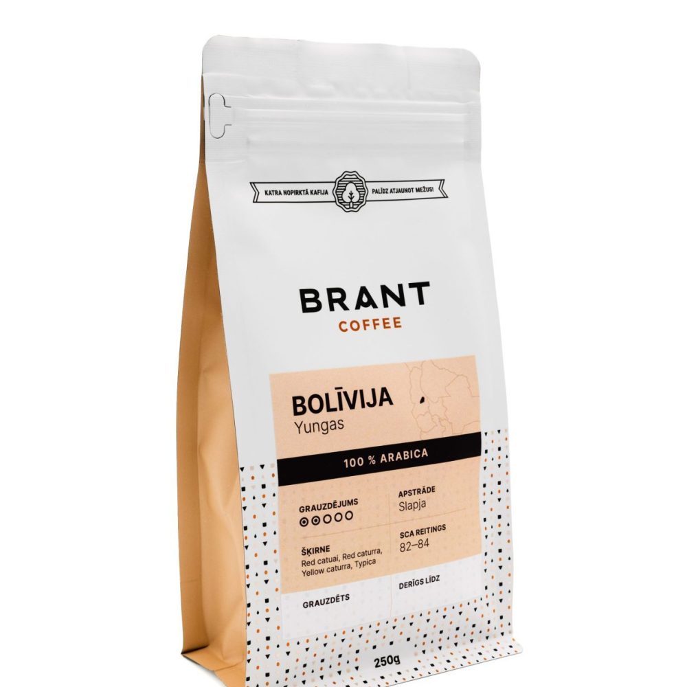 Brant Coffee Bolīvija Yungas kafija