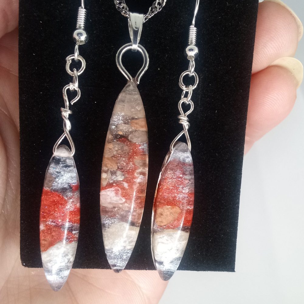 Rotu komplekts "Dabas pieskāriens, sarkans"