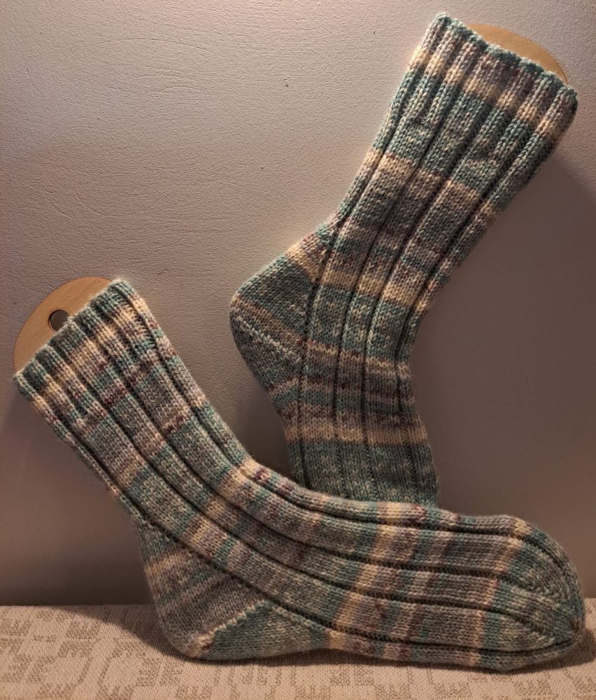 Adītas vilnas zeķes, 42/43.izmērs