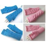 Bezpirkstu cimdi/Roku sildītāji "Angora/Vienkrāsaini"