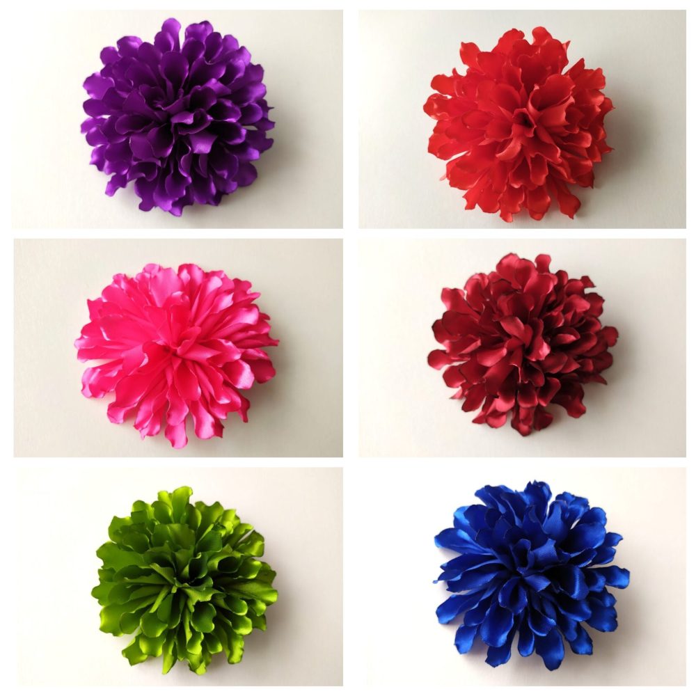 Auduma brošas kleitai, šallei "SATĪNS*"