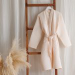 Sieviešu kokvilnas halāts - Attēls 9