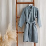 Sieviešu kokvilnas halāts - Attēls 7