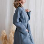 Sieviešu kokvilnas halāts - Attēls 3