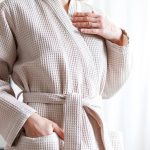 Sieviešu kokvilnas halāts - Attēls 2