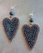 Auskari "Pērļu sirds"