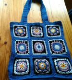 Tamborēta soma pirkumiem