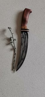 Latvijā izkalts nazis, autortehnika, oriģināls - Attēls 2