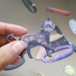 Papīra lellītes "Suns un kaķis" - Attēls 2