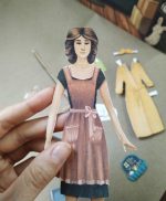 Papīra lellīte "Mājsaimniece" - Attēls 2