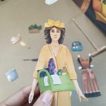 Papīra lellīte "Mājsaimniece"