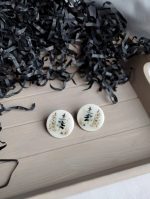 Polimērmāla auskari "Reiz mežā..." - Attēls 3