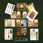 Papīra leļļu ģimene ar māju - Attēls 3