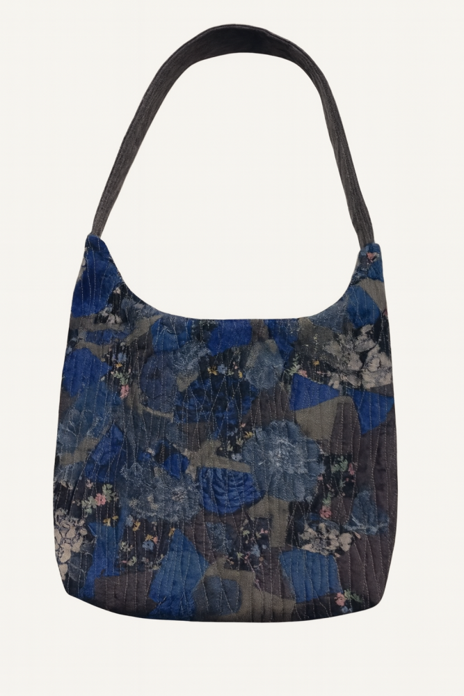 Auduma soma "Zils+pelēks"