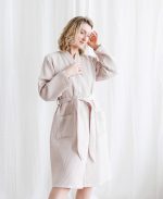 Sieviešu kokvilnas halāts