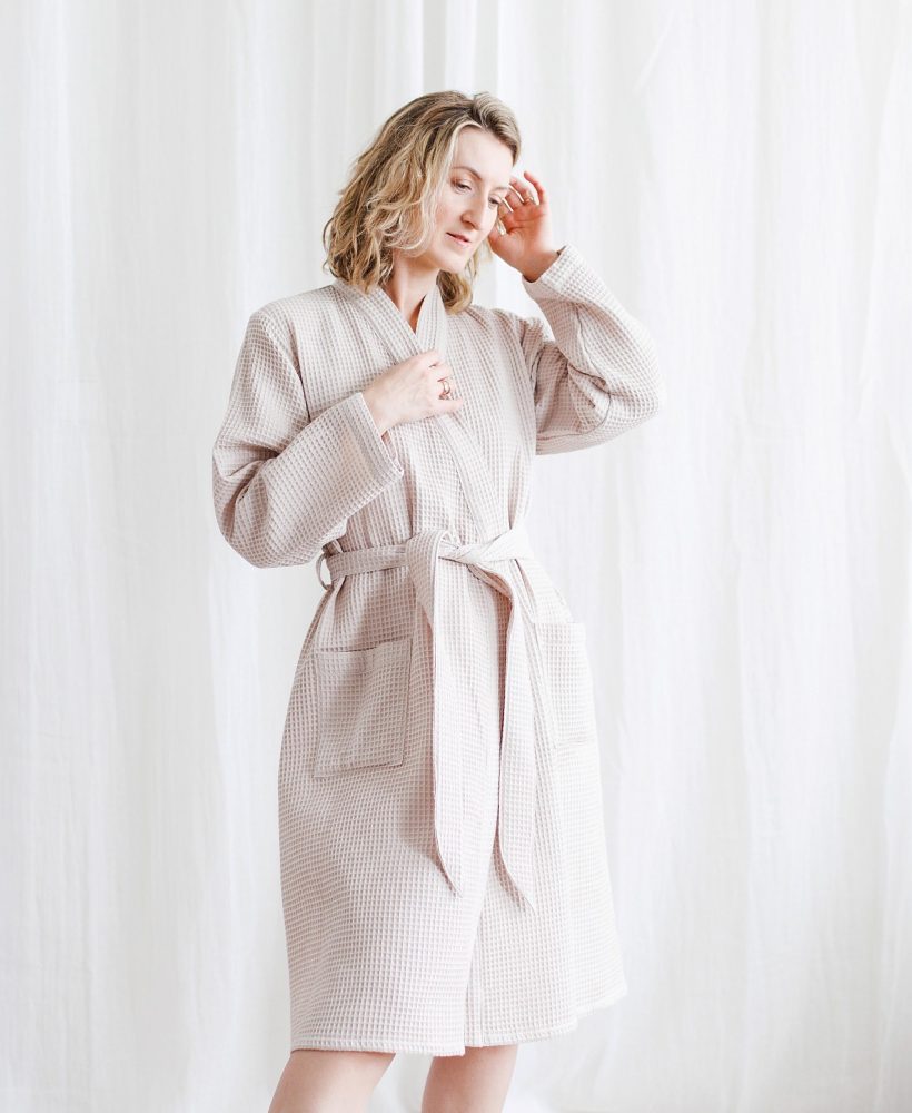 Sieviešu kokvilnas halāts