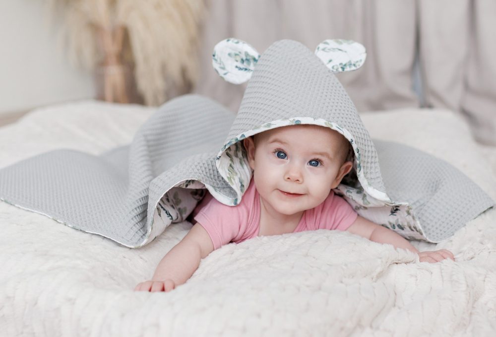 Bērnu dvielis ar kapuci