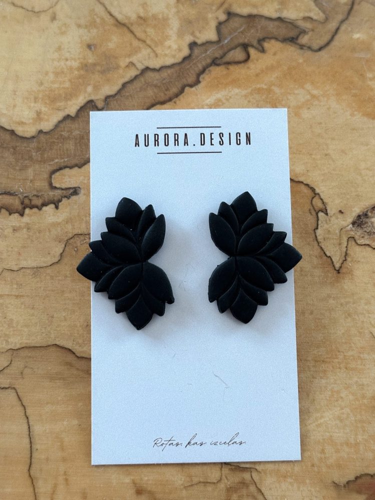 Polimērmāla auskari VELVET BLACK