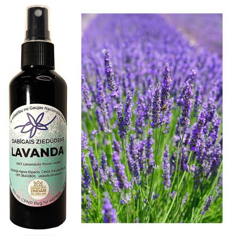 Dabīgais ziedūdens (hidrolāts) LAVANDA