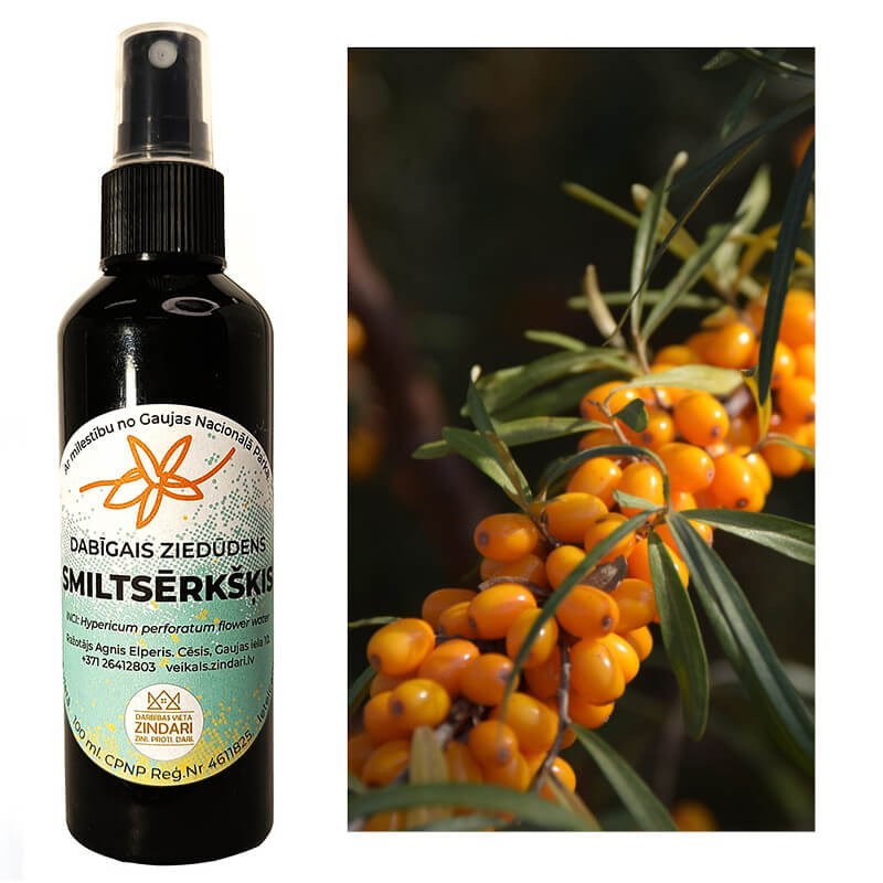 smilts-1 Dabīgais ziedūdens (hidrolāts) SMILTSĒRKŠĶIS - Attēls 1