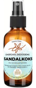 Dabīgais ziedūdens (hidrolāts) SANDALKOKS - Attēls 2