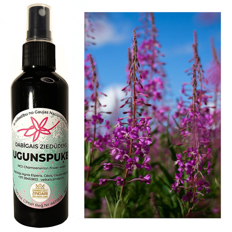 ugunspuke-2 Dabīgais ziedūdens (hidrolāts) UGUNSPUĶE - Attēls 1