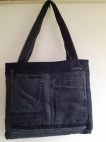 Melni pelēka pleca soma - Attēls 2