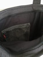 Melni pelēka pleca soma - Attēls 10