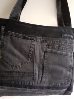 Melni pelēka pleca soma - Attēls 7