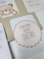 Mazuļa mēneškartītes. Lieliska dāvana raudzībās. Mēneškartītes meitenei. Ikmēneša kartītes