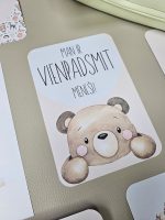 Mazuļa mēneškartītes. Lieliska dāvana raudzībās. Mēneškartītes meitenei. Ikmēneša kartītes