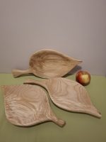 Koka šķīvis ar rokturi "Zelta rudens"