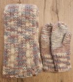 Šalle un cimdi, komplekts