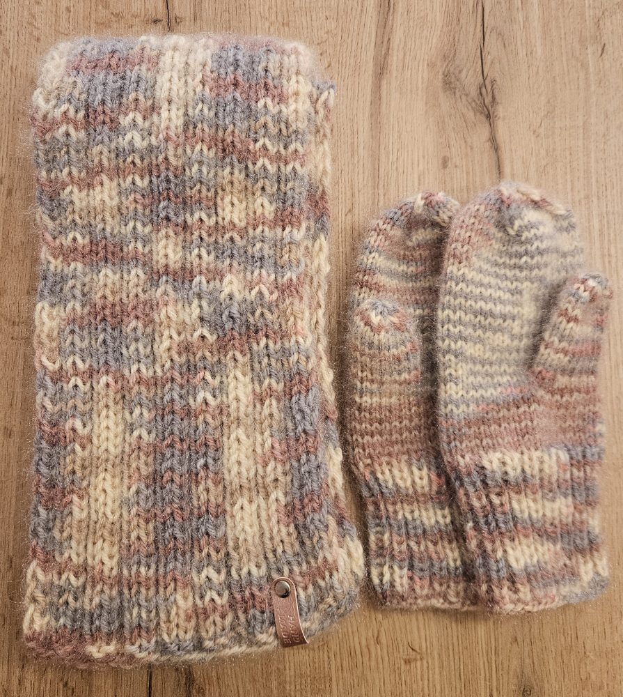 Šalle un cimdi, komplekts