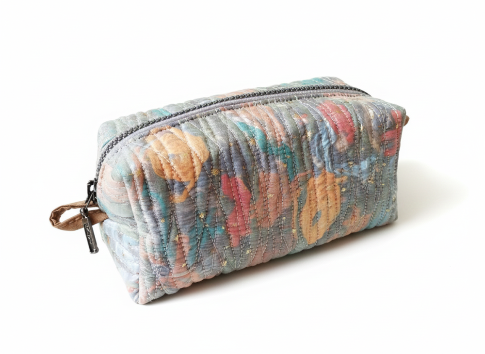 Kosmētikas maciņš "Dzija un organza"