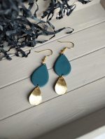 Polimērmāla auskari "Lāses" - Attēls 4