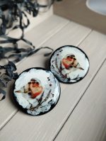 Polimērmāla auskari "Putniņi" - Attēls 3