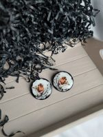 Polimērmāla auskari "Putniņi" - Attēls 2