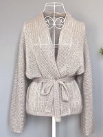 Adīta jaka ar jostiņu - Attēls 9