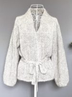 Adīta jaka ar jostiņu - Attēls 14