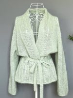 Adīta jaka ar jostiņu - Attēls 12