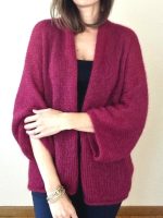 Adīta jaka ar vaļēju priekšdaļu - Attēls 10