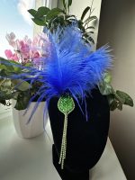 Zila spalvu broša “Rudzupuķe” - Attēls 2